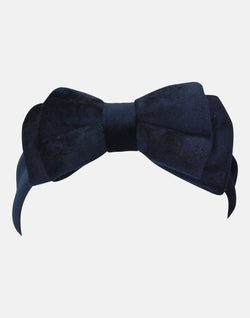 Victoria: Navy velvet headband