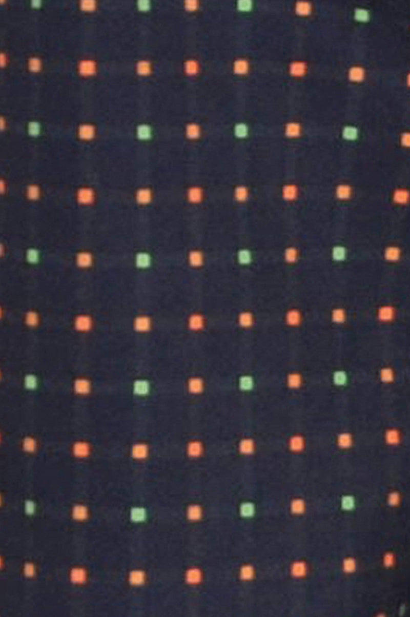 girls trousers culottes navy green orange spotted spot spotty wide leg buttons lined vintage traditional smart