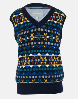 David: Fairisle knitted tank