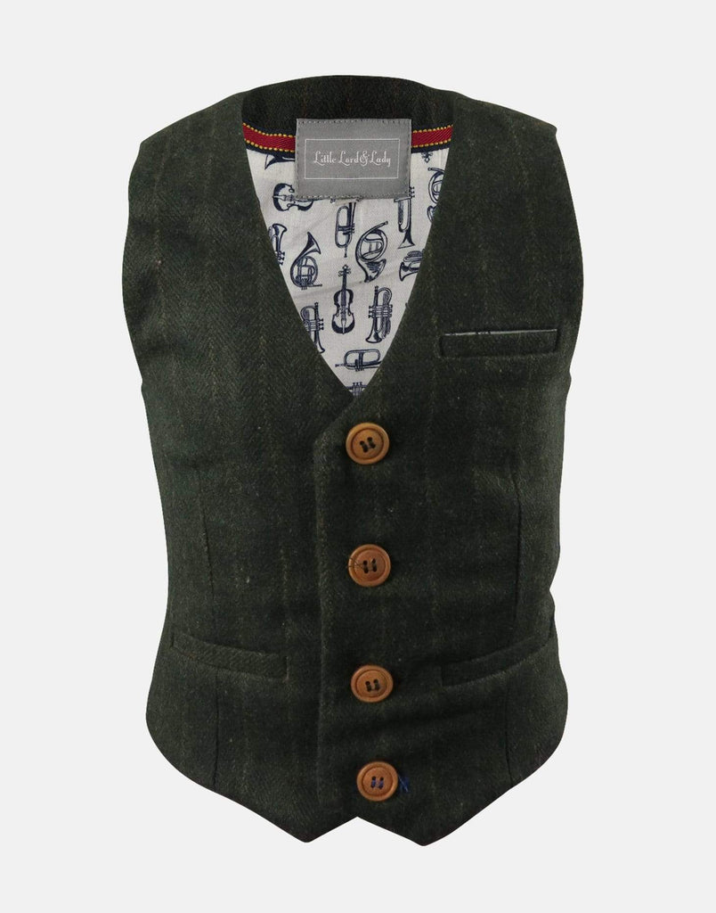 Kids on sale tweed waistcoat