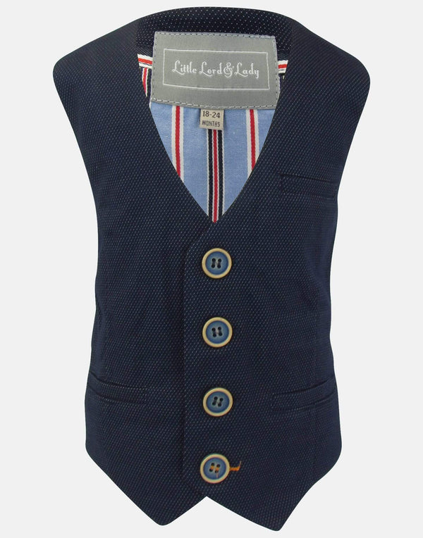 boys waistcoat blue navy red white striped checked check suit three piece pocket smart vintage unique dapper