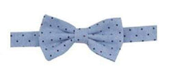 Randolph : Red & navy spot bow tie