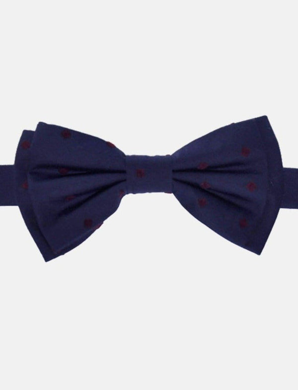 Reuben: Navy square bow tie