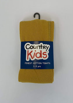 Country Kids - Luxury cotton tights - Mustard