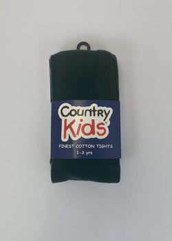 Country Kids - Luxury cotton tights - Pine